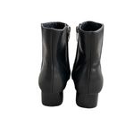 Marc Fisher Tammea Pointed Toe Leather Ankle Boots Women’s Size 7 Low Block Heel Photo 3