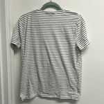 Vera Wang Simply Vera Black and White Striped Tee Photo 1