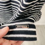 Tommy Hilfiger Striped  Navy Blue Gray And White Form Fitting Dress Size L Photo 3