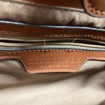 London Fog Vegan Leather Shoulder Satchel Handbag Brown Photo 8