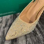 Lauren Lorraine Elegant Gold Slingback Heels by  Photo 2