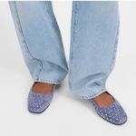 Madewell NEW  Sz 6.5 Greta Studded Leather Mary Jane Flat Basalt Blue NV817 Photo 2