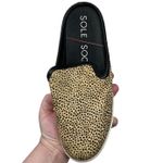 Sole Society “Belynda” Calf Hair Cheetah Print Mules Sneakers Slip-On Size 7.5 Photo 14