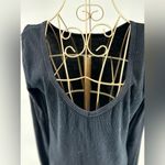 We The Free black long sleeve v neck thermal dress size Large Photo 10