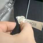 Cacia Black V Neck Surplice Twist Front High Photo 1