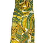 Trina Turk Banana Republic Cora Pisces Strapless Dress Green Yellow Size 0 Photo 1
