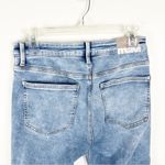 MAVI Maria Slit High Rise Flare Distressed Intentionally Ripped Jeans, Size 28 Blue Photo 7