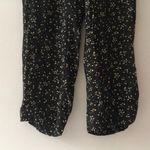 Ganni Black Floral Print Crepe Trousers in Ditzy Floral Size 34 or XS Photo 3