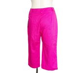 Briggs New York NWT Cropped Length Stretch Hot Pink Pant Photo 5