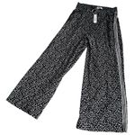 Max Studio NWT London Wide Leg Pants | Black Beige | XS Photo 0