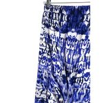 EXPRESS  Blue Maxi Skirt Paisley Side Slit Tribal Boho Bohemian Festival Women M Photo 2