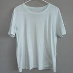 Eileen Fisher Organic Cotton Jersey Round Neck Tee Woman Size S/P Short Sleeve Photo 2