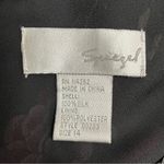 Spiegel 100% Silk Floral Midi Dress Black Rose Sleeveless V-Neck Size 14 Vintage Photo 10