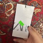 ZARA  paisley print satin shirt dress size XS Photo 14