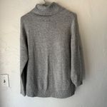 Old Navy  Womens Sweater Gray Cowl Neck Long Sleeve Knit Casual Pullover Small Photo 5