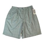 Vtg 90s Tail Womens Plaid Pleated Baggy Boyfriend Retro Golf Shorts Green Sz 18 Photo 0