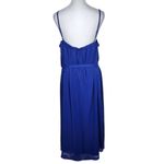 Gianni Bini Blue Sleeveless Midi Dress NWT Size Large Blue Wedding Guest Dress Photo 1