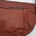 Lucky Brand  Leather Crossbody Bag/Purse - Red/Brown‎ Color Photo 2