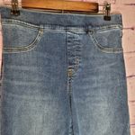 Spanx  DISTRESSED RAW ANKLE SKINNY PULL ON SHAPEWEAR JEANS JEGGINGS M Photo 2