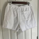 Aerie  White Frayed Hem Jean Shorts Photo 2