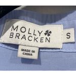 Molly Bracken Button Down Blue Long Sleeve Shirt Photo 1