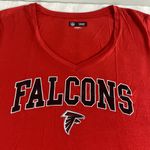 NFL  Team Apparel New! womens red-black V-neck football top size M Photo 1