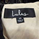 Lulus Black Lace Overlay Nude Lined Sleeveless Mini Dress Size M Size M Photo 7