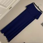 Susana Monaco  blue strapless maxi dress women’s size medium Photo 1