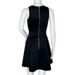 Ted Baker Dress Womens 2 (0) Black Skater Fit & Flare Party Neutral Minimalist Photo 3