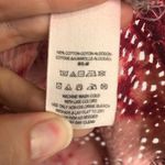 Free People  Pink Tie Dye Eyelet Short Sleeve Tee Shirt Womens XS Casual Boho Photo 5