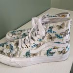 Vans  Blue and White Butterfly Classic High-Top Sneakers Photo 3