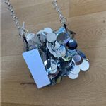 Urban Outfitters Bag Crossbody Sequin Sparkles One Size Silver Photo 4