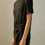 Anthropologie NWT Stateside Vivienne Linen Midi Dress In Black Photo 0