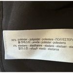 ZARA  Womens Satin Mini Dress Size M Black Long Sleeve Photo 8