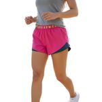 Under Armour  Women's Play up 2.0 Navy Blue & Pink short Lot medium Photo 4