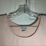 Paraphrase  Light Pink Scoop Neck Scalloped Hem Blouse M Photo 2
