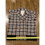 Veronica Beard  Enzo Dickey Oversized Plaid heavy knit tweed Vest Sz Small Photo 6