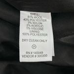 Chadwick's Classic Wool Skirt Gray Red Houndstooth Plaid Straight Pencil Size 8 Photo 9