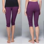 Lululemon In The Flow Crop II Seamless Leggings Purple / Eggplant Photo 3