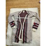 Billabong Designers Closet Cardigan Open Southwest Aztec Sweater Bohemian Large Photo 6