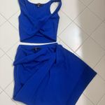 Lulus Lulu’s Royal Blue Skirt Set Photo 3