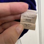 J.Crew  Royal Blue Tippi Sweater Crewneck 3/4 Sleeve Size Small Merino Wool Photo 5