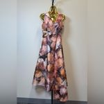 Kay Unger  New York Floral Fit & Flare Dress Size 4 Photo 3