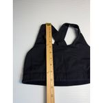 Lululemon  Sports Bra Criss Cross Back Black Athletic‎ Workout Top size 6 Photo 1