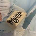 Show Me Your Mumu halter floral Maxi dress SMALL baby blue bridesmaid sleeveless Photo 9