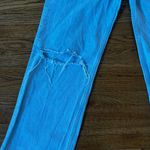 Pull & Bear Light Blue high waisted wide leg distressed jeans Photo 2