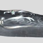 Guess  black foam sandals! Euc! Cute silver sparkle charm on front! Photo 2