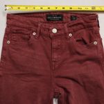 Lucky Brand  Red Ava Skinny Y2K Fringe Skater Girl Bella Swan Electric Punk 0/25 Photo 6