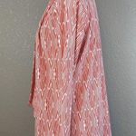 Coolibar Womens Marietas Sun Wrap Cardigan Sweater Size Small Pink White UPF 50+ Photo 4