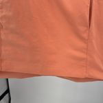 COS Orange peach Poplin High Low structured dress pockets 12 modern cotton Photo 4